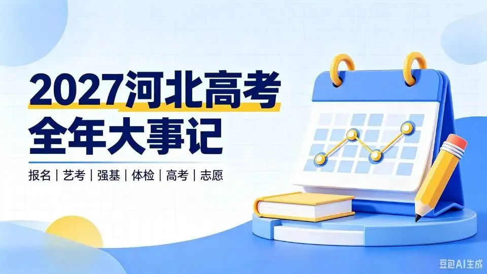 河北考生收好!2027高考全年时间线,这些大事别错过-第1张图片-四季读书网
