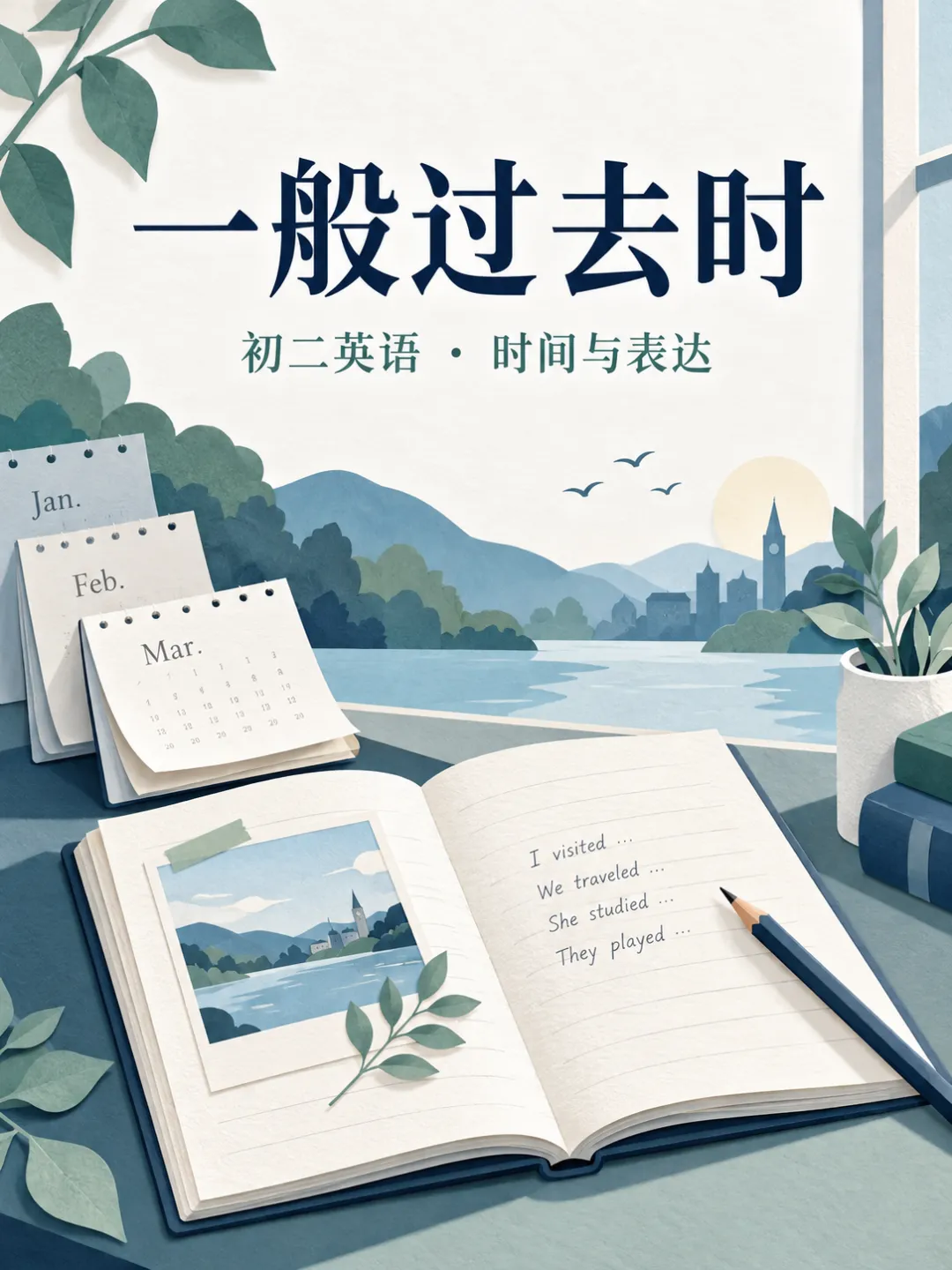 初二英语|一般过去时:did后面为什么不能再用过去式?-第1张图片-四季读书网