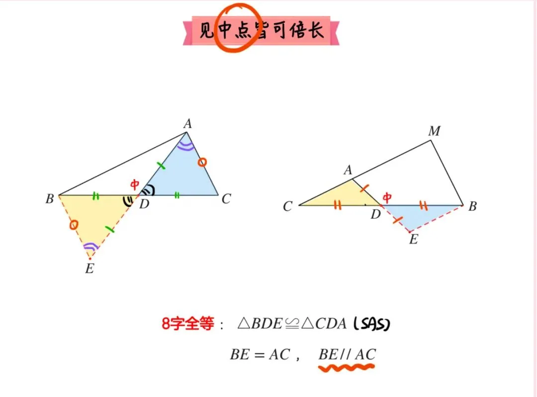 初二数学全等三角形之三大常考模型-第4张图片-四季读书网