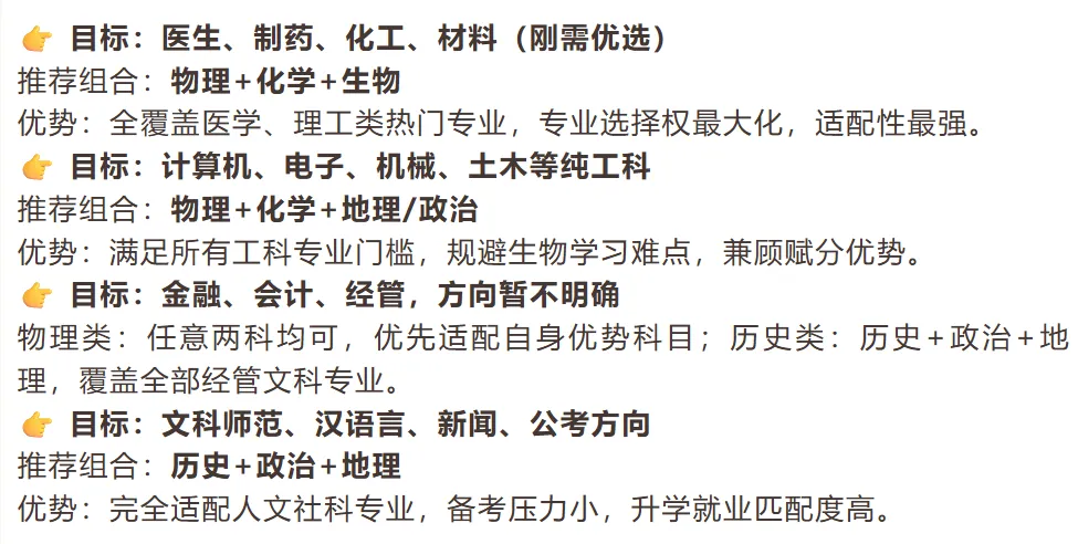 干货整理 | 高一选科不用慌!广东新高考选科+赋分+专业全梳理!建议收藏!-第7张图片-四季读书网