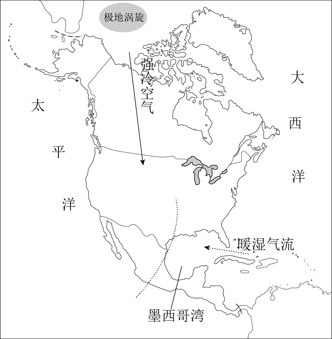 高考地理综合题限时练(84)寒潮-第5张图片-四季读书网 高考地理综合题限时练(84)寒潮-第5张图片-四季读书网