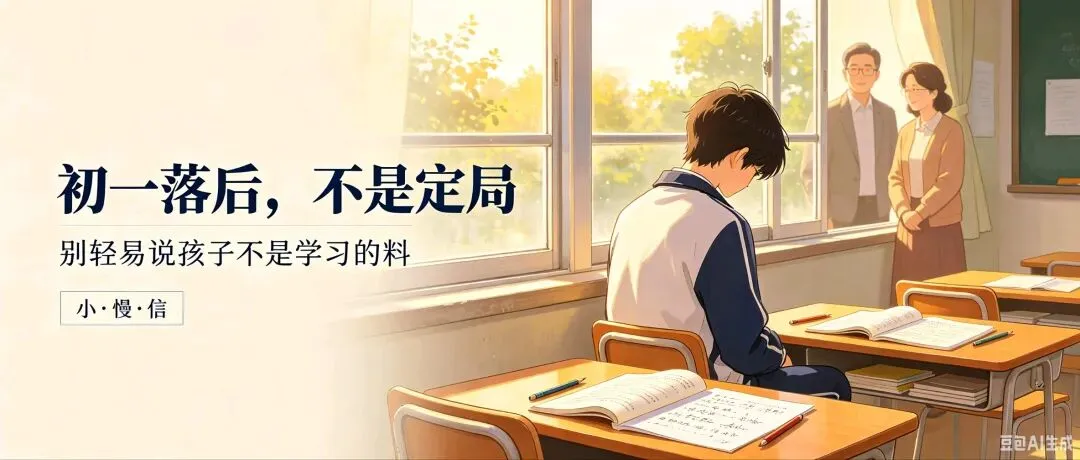 初一落后,不是定局:别轻易说孩子不是学习的料-第1张图片-四季读书网
