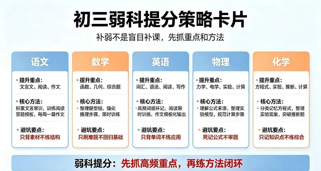 初三全年提分规划:从普通生到优等生的完整路径-第3张图片-四季读书网 初三全年提分规划:从普通生到优等生的完整路径-第3张图片-四季读书网