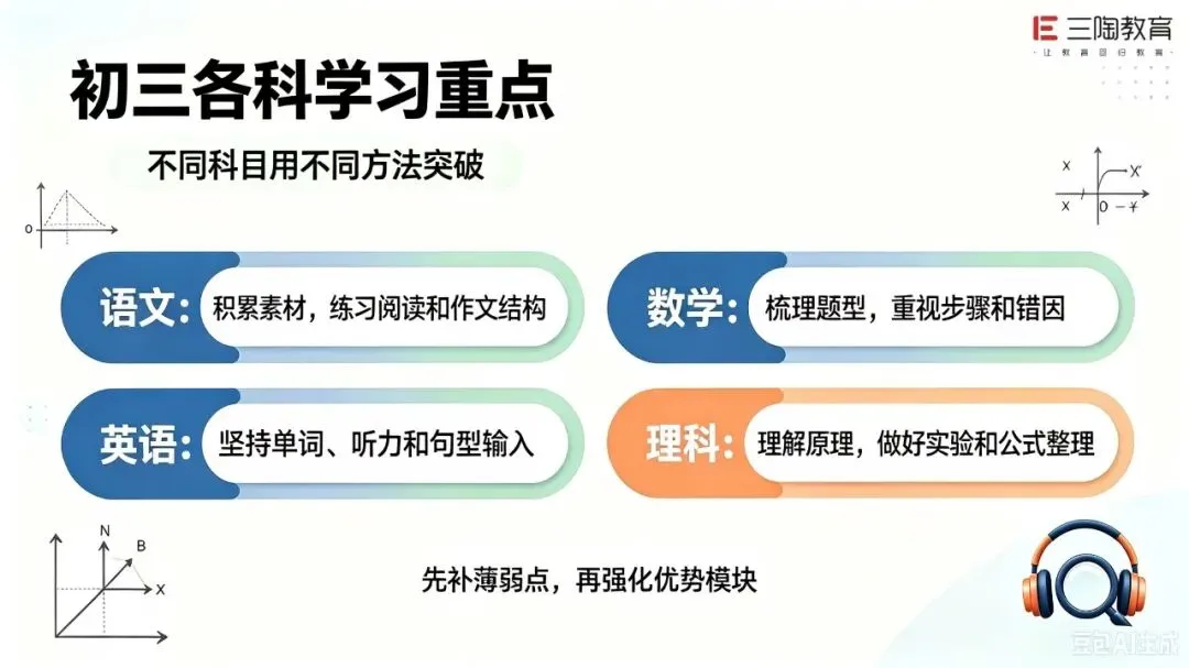 初三知识多且杂?掌握这4个章法,复习效率翻倍-第1张图片-四季读书网 初三知识多且杂?掌握这4个章法,复习效率翻倍-第1张图片-四季读书网