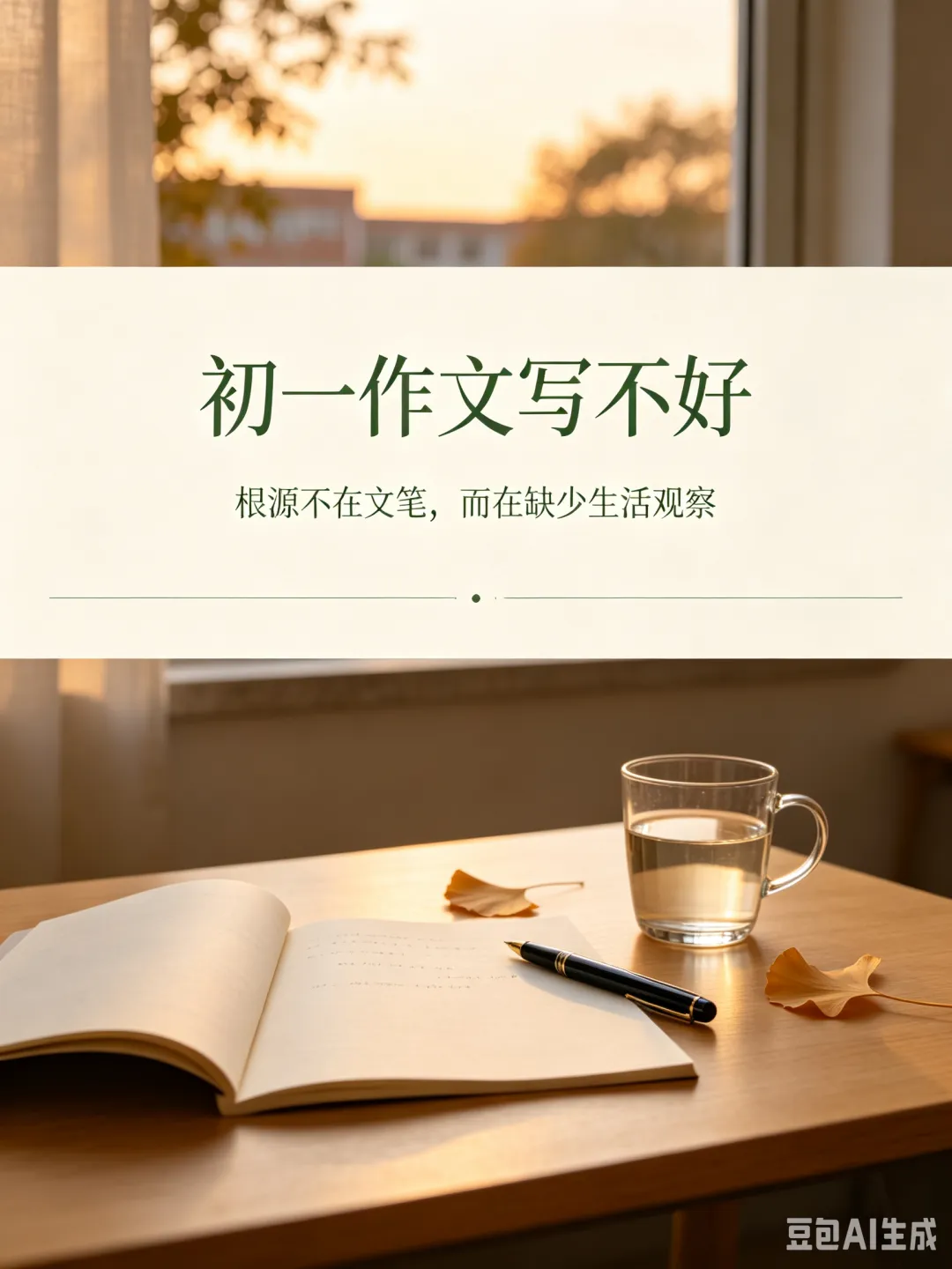 初一作文写不好,根源不在文笔,而在缺少生活观察-第1张图片-四季读书网