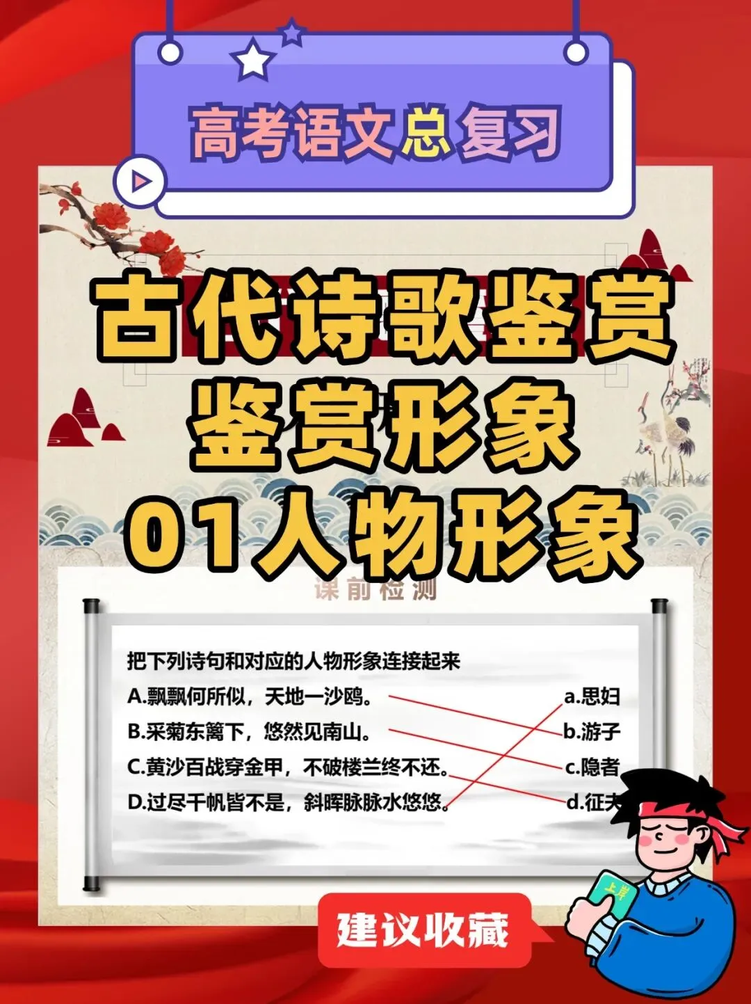 高考语文总复习古代诗歌鉴赏,鉴赏形象之人物形象!-第5张图片-四季读书网 高考语文总复习古代诗歌鉴赏,鉴赏形象之人物形象!-第5张图片-四季读书网