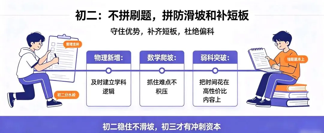 初一抓什么、初二抓什么、初三抓什么?三年规划一篇说清楚!-第3张图片-四季读书网