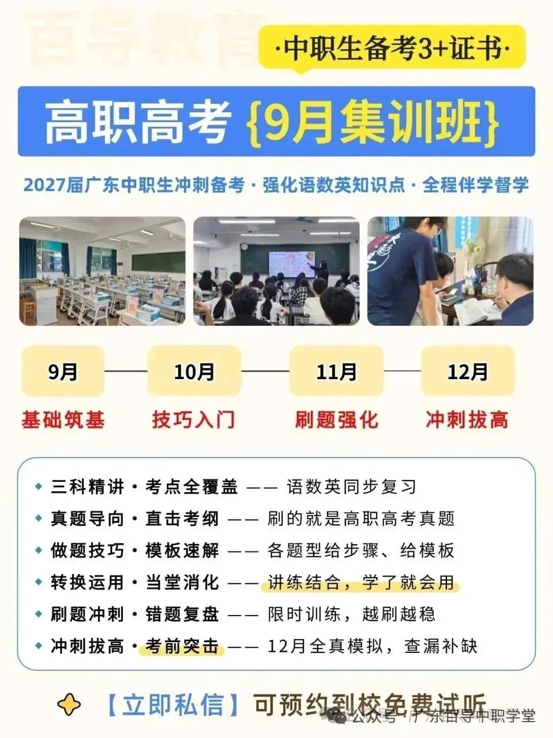 高职高考语数英全攻略:各科技巧+三步刷题法(建议收藏)-第12张图片-四季读书网