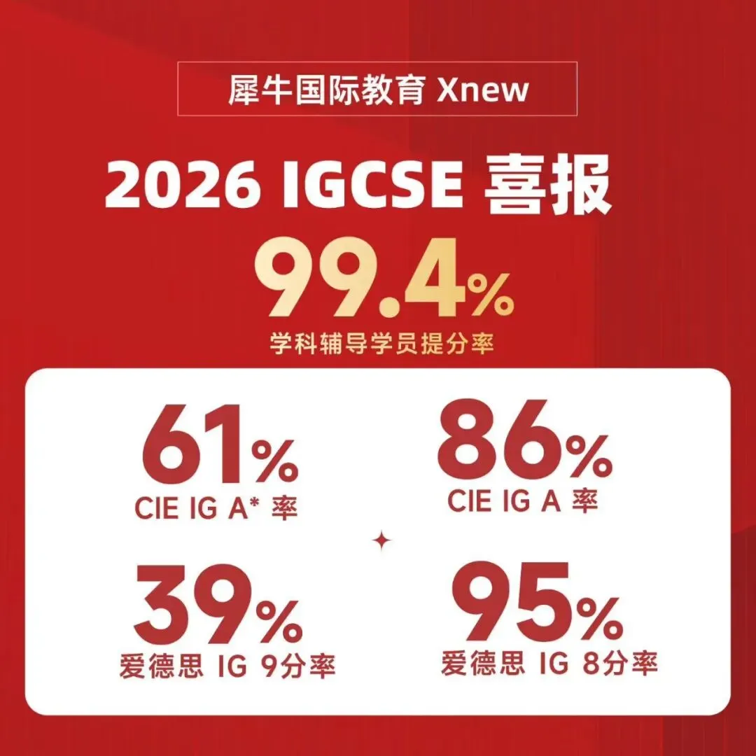 IGCSE新生/家长必看-单元测、期中考、期末考、大考成绩有什么用?附犀牛IGCSE课程培训班-第9张图片-四季读书网 IGCSE新生/家长必看-单元测、期中考、期末考、大考成绩有什么用?附犀牛IGCSE课程培训班-第9张图片-四季读书网