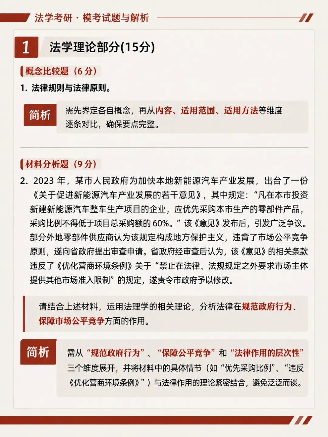 三模小结 | 华政考研三模试卷总结速递-第2张图片-四季读书网