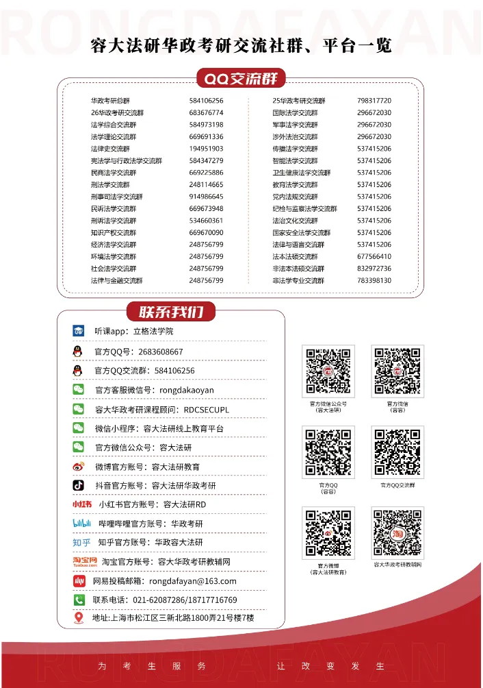 三模小结 | 华政考研三模试卷总结速递-第14张图片-四季读书网