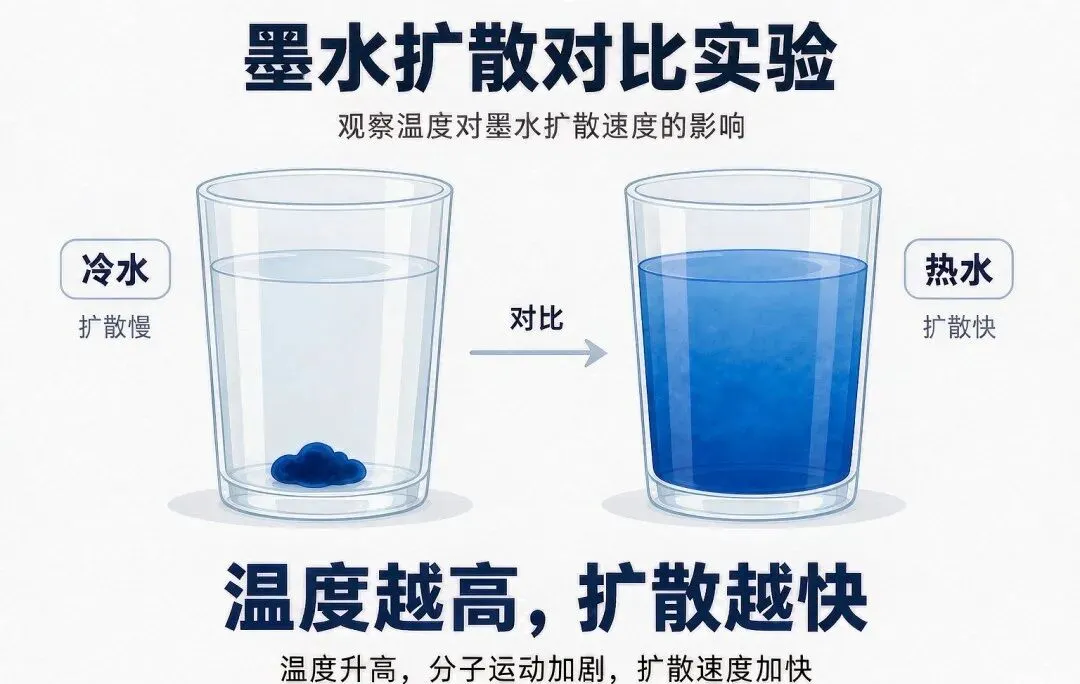 初三物理第一课|分子运动看不见别怕,用这 3 个判断讲清-第2张图片-四季读书网 初三物理第一课|分子运动看不见别怕,用这 3 个判断讲清-第2张图片-四季读书网