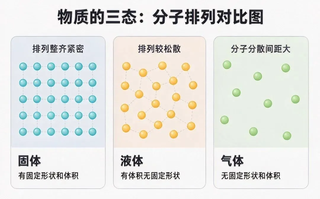 初三物理第一课|分子运动看不见别怕,用这 3 个判断讲清-第3张图片-四季读书网 初三物理第一课|分子运动看不见别怕,用这 3 个判断讲清-第3张图片-四季读书网