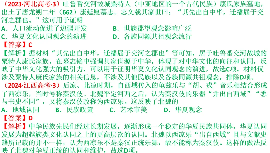 真题研究:何为华夏认同-第5张图片-四季读书网