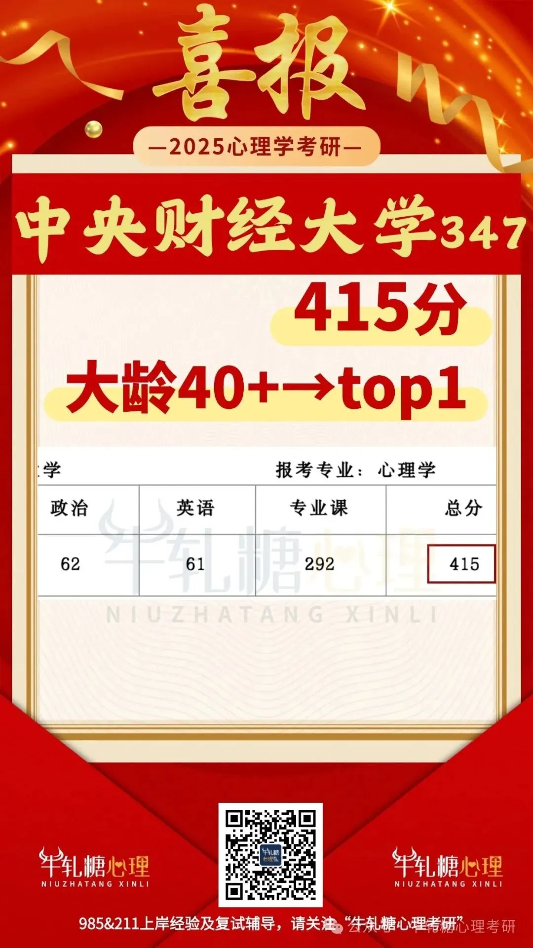 【报名前模考】中央财经大学学硕312+应用心理专硕347大模考!含批改反馈+院校排名-第47张图片-四季读书网