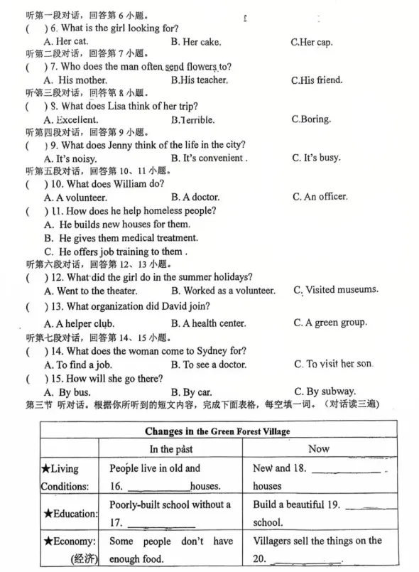 培元/六中/福师大泉州附中【初三】上学期10月月考各科试卷+答案!-第17张图片-四季读书网 培元/六中/福师大泉州附中【初三】上学期10月月考各科试卷+答案!-第17张图片-四季读书网