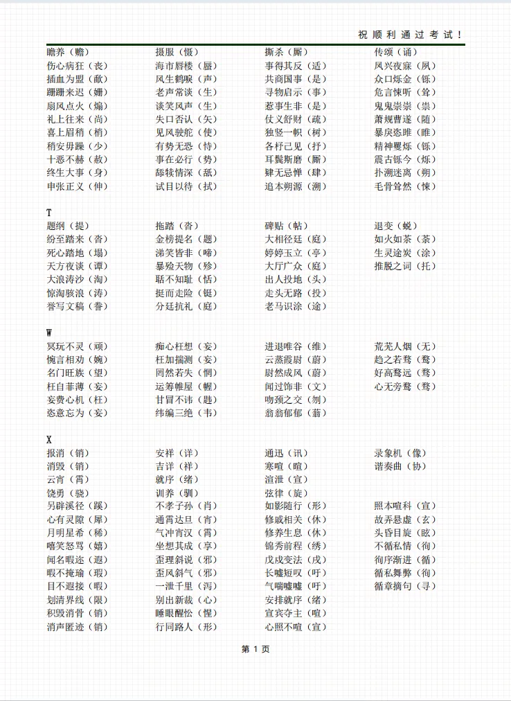 2026年成人高考高起专各科考前冲刺资料-第10张图片-四季读书网