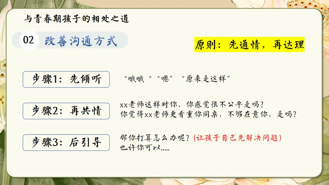 初二家长会课件ppt|初二现象应对与青春期教育指南:学期目标、各科学习方法、地生会考规划与家校共育全攻略 (附68页ppt课件)-第58张图片-四季读书网 初二家长会课件ppt|初二现象应对与青春期教育指南:学期目标、各科学习方法、地生会考规划与家校共育全攻略 (附68页ppt课件)-第58张图片-四季读书网
