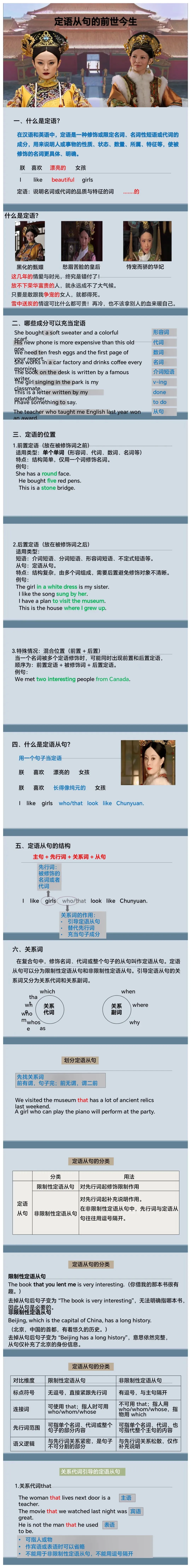 【高三备考】甄嬛传版高考英语定语从句的前世今生复习课件-第1张图片-四季读书网 【高三备考】甄嬛传版高考英语定语从句的前世今生复习课件-第1张图片-四季读书网