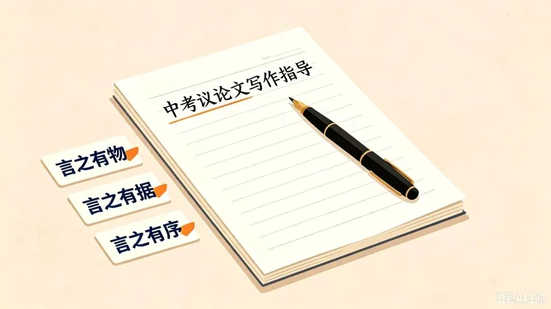 中考议论文满分密码:言之有物、言之有据、言之有序-第2张图片-四季读书网
