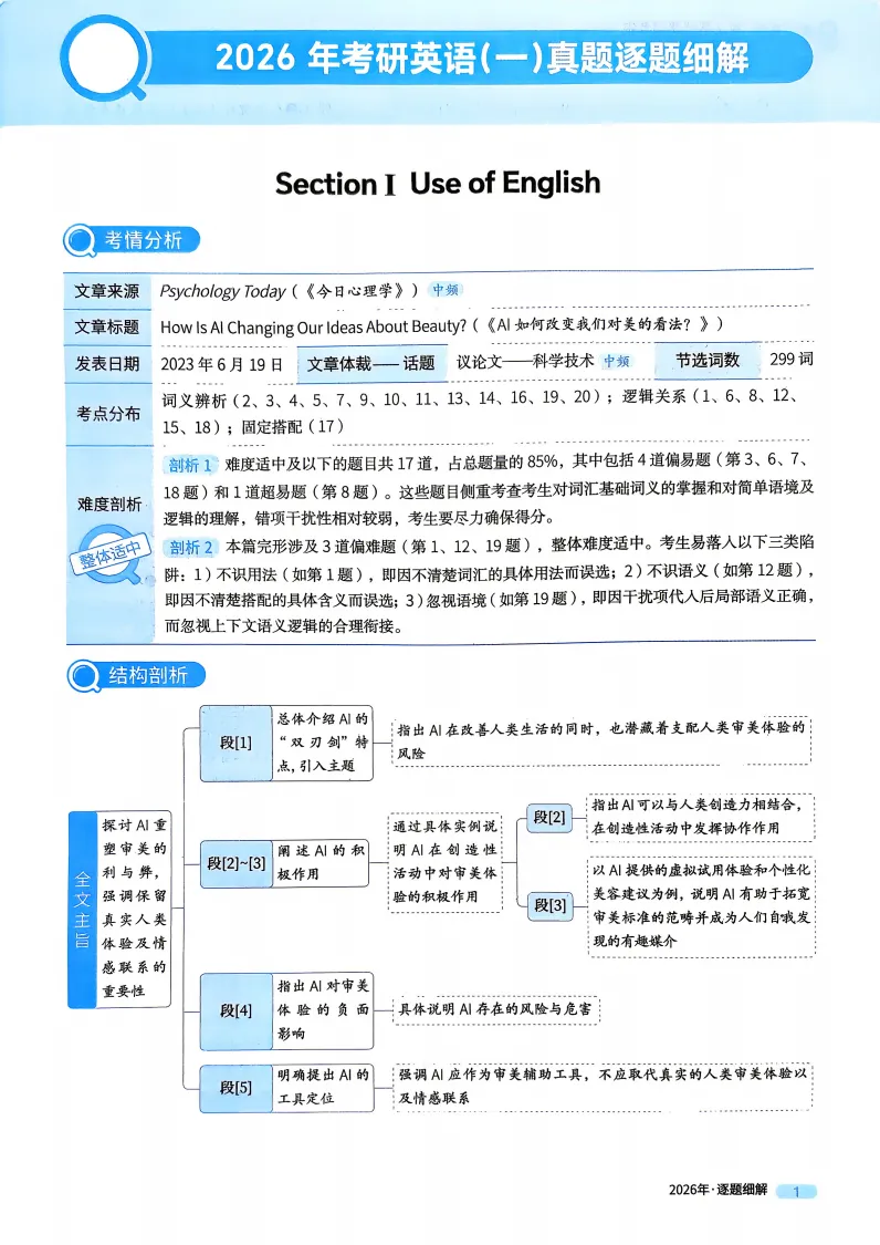 考研英语一历年真题及答案解析汇总PDF(1980-2026年)-第3张图片-四季读书网 考研英语一历年真题及答案解析汇总PDF(1980-2026年)-第3张图片-四季读书网