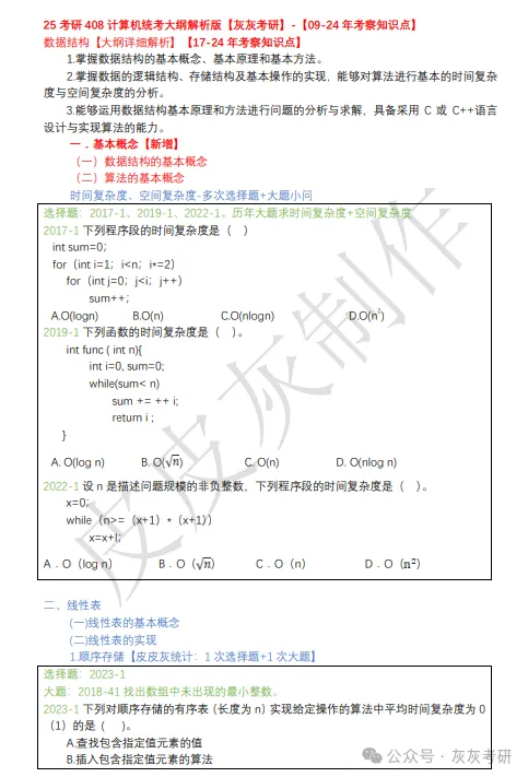 【皮皮灰】17年408统考真题考点分析-第15张图片-四季读书网