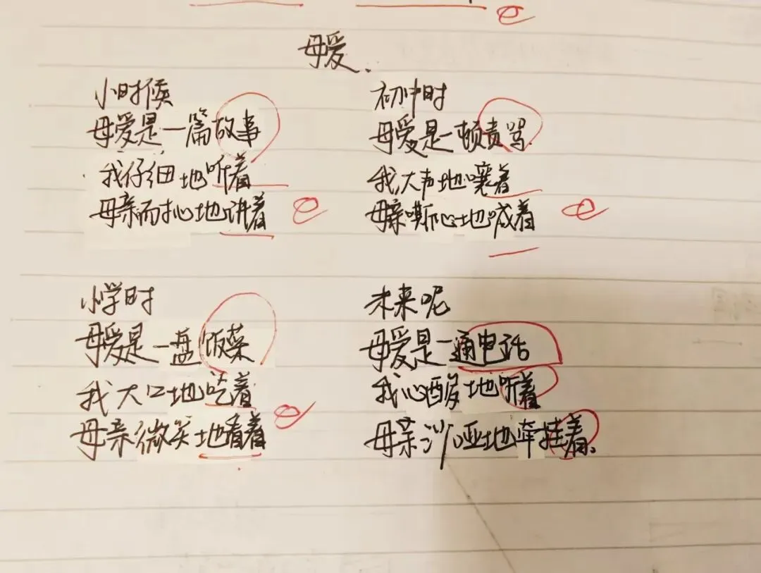 初三这一年(2)|晚自习的一首小诗《母爱》-第1张图片-四季读书网