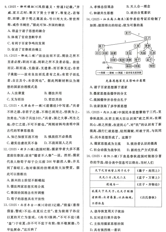 2027高考历史微专题汇编,共62练,建议打印出来练透,考试基础不丢分(通史版)-第13张图片-四季读书网