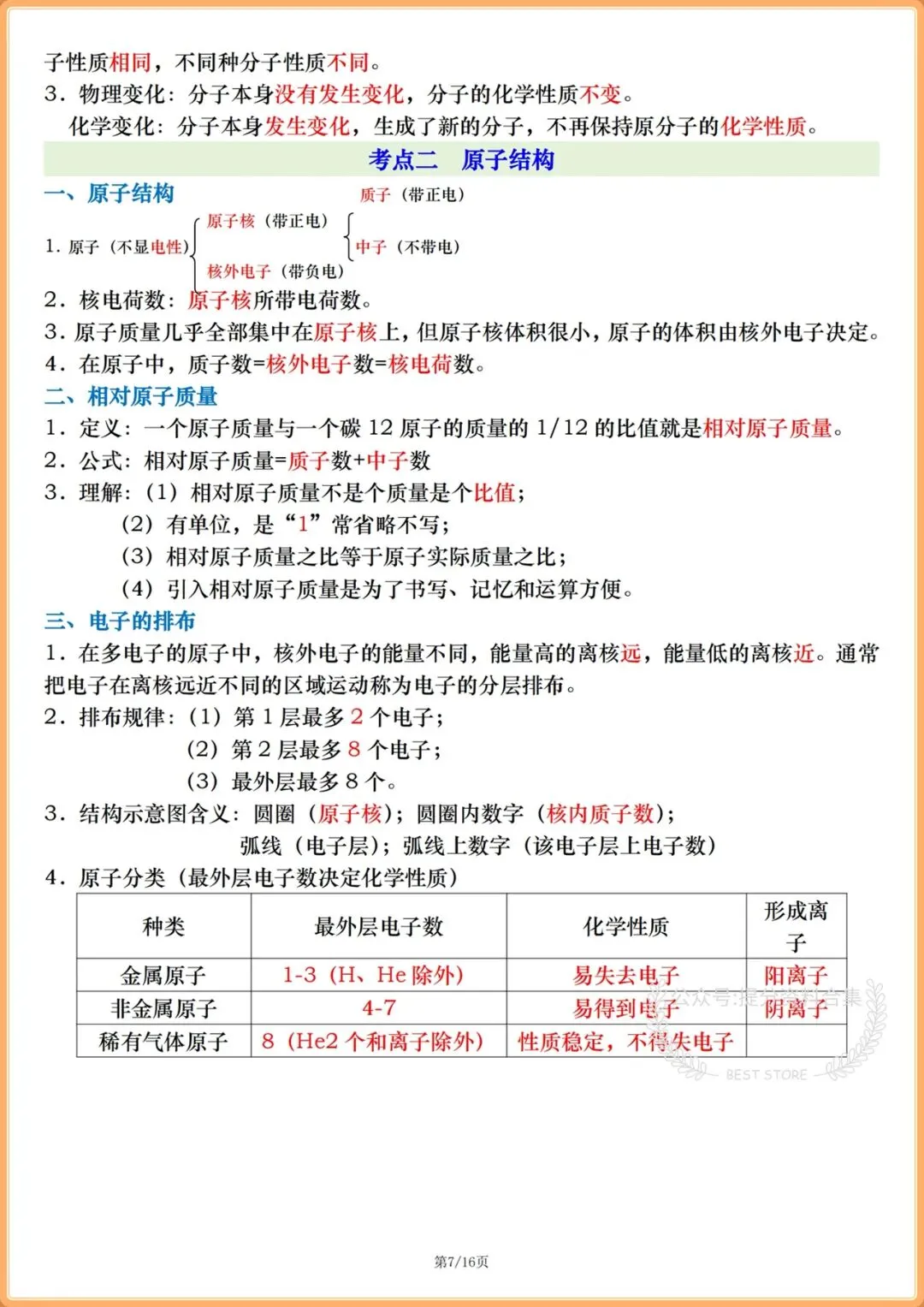2026年新教材初三九年级上册化学《全册必考考点总结》背诵版,电子版可打印!-第7张图片-四季读书网 2026年新教材初三九年级上册化学《全册必考考点总结》背诵版,电子版可打印!-第7张图片-四季读书网