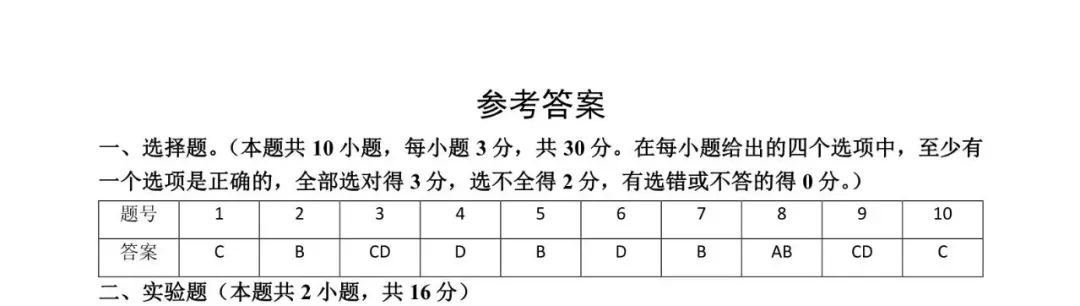 2025北京二十中高三10月月考物理试卷(含答案)-第11张图片-四季读书网
