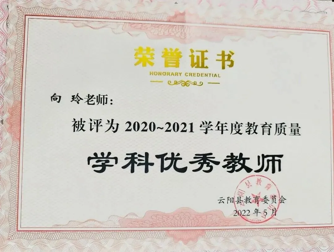 【初二中教育集团'五名工程'——名教师】向玲:每个孩子,都是一道独特的数学题-第9张图片-四季读书网
