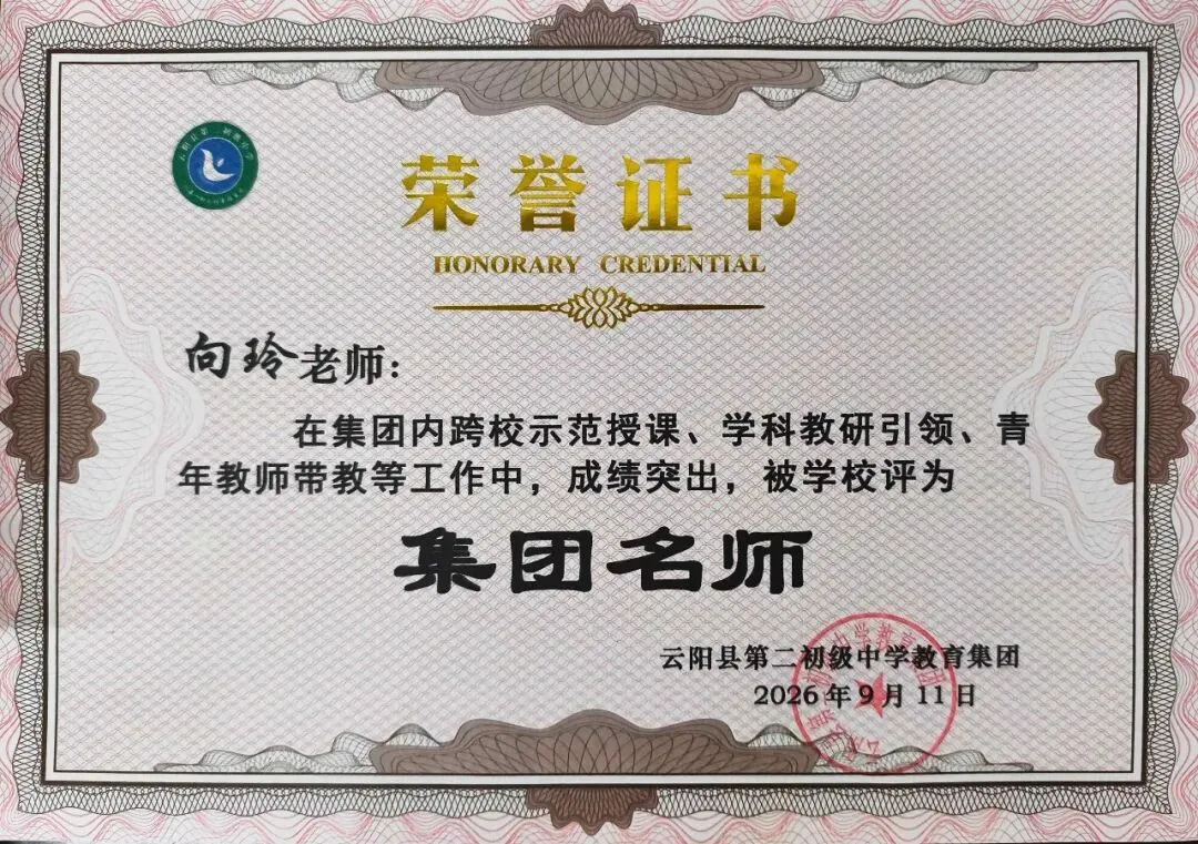 【初二中教育集团'五名工程'——名教师】向玲:每个孩子,都是一道独特的数学题-第10张图片-四季读书网