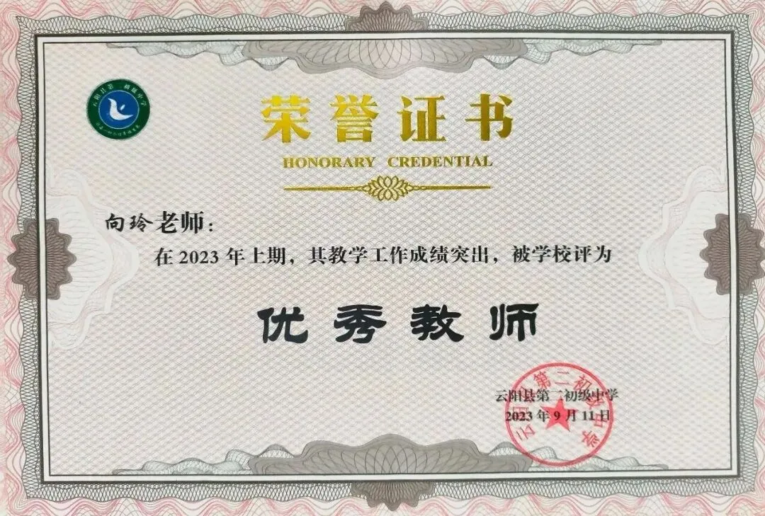 【初二中教育集团'五名工程'——名教师】向玲:每个孩子,都是一道独特的数学题-第12张图片-四季读书网