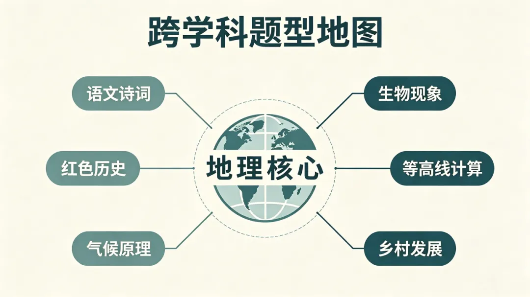 备课碎碎念|中考跨学科地理题,花哨外衣下全是地理内核-第3张图片-四季读书网 备课碎碎念|中考跨学科地理题,花哨外衣下全是地理内核-第3张图片-四季读书网