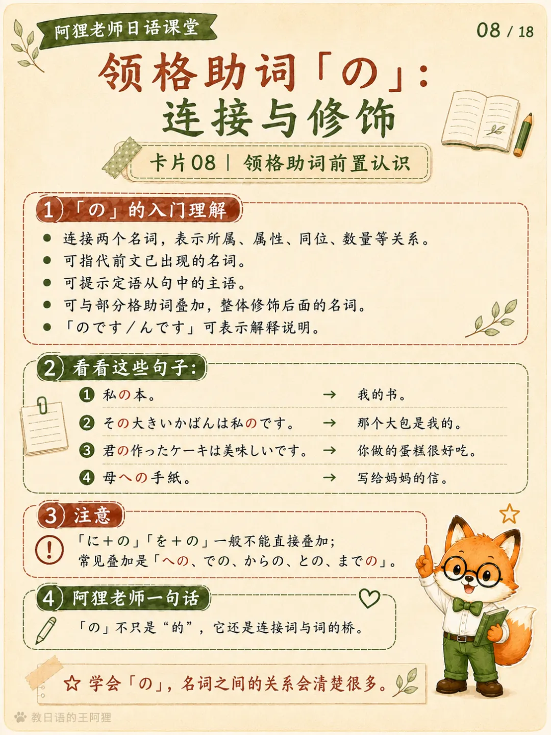 高考日语格助词总攻略:10个助词、4大功能,一篇理清-第24张图片-四季读书网 高考日语格助词总攻略:10个助词、4大功能,一篇理清-第24张图片-四季读书网