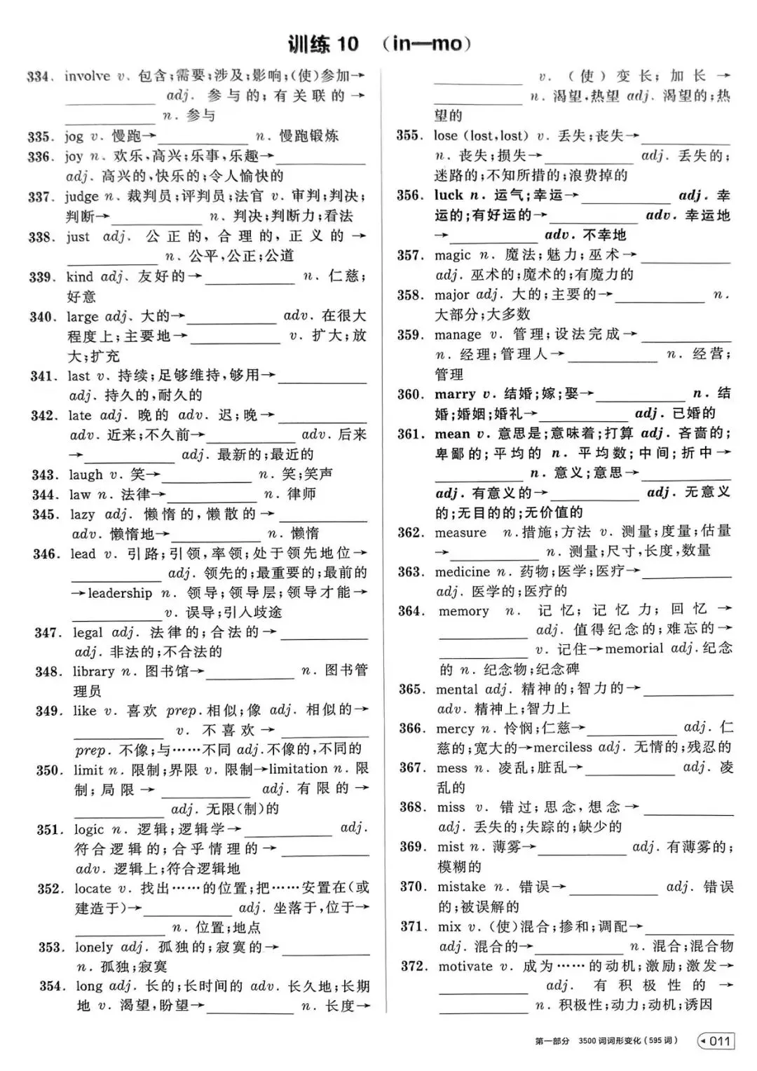 【词汇学习】高考英语词汇考前背记-第12张图片-四季读书网
