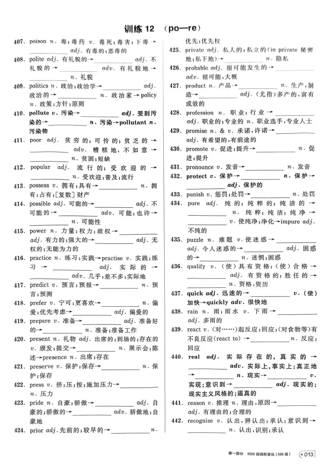 【词汇学习】高考英语词汇考前背记-第14张图片-四季读书网