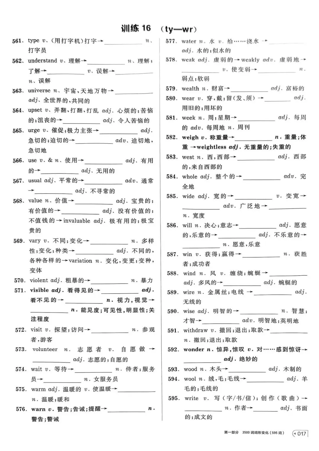 【词汇学习】高考英语词汇考前背记-第18张图片-四季读书网