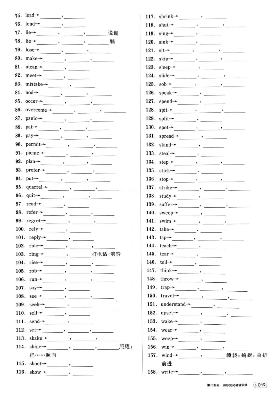 【词汇学习】高考英语词汇考前背记-第20张图片-四季读书网