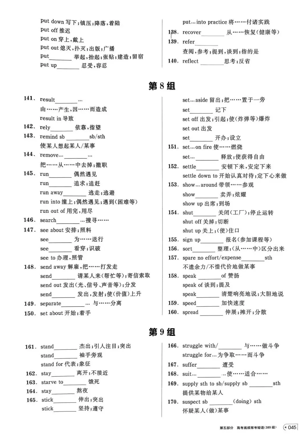 【词汇学习】高考英语词汇考前背记-第46张图片-四季读书网