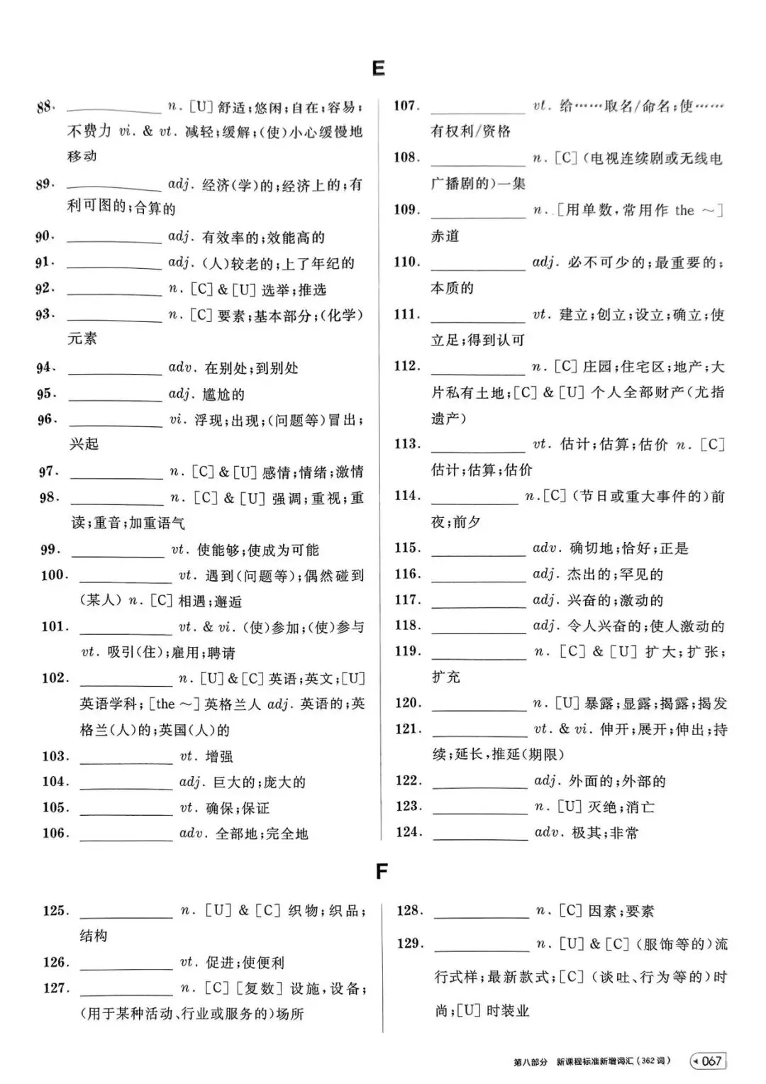 【词汇学习】高考英语词汇考前背记-第68张图片-四季读书网