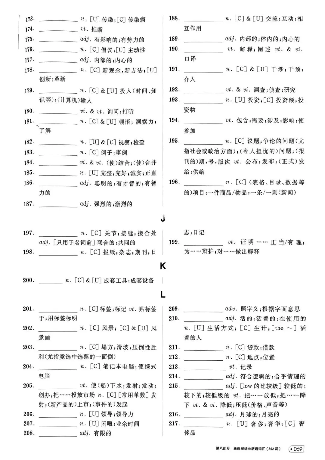 【词汇学习】高考英语词汇考前背记-第70张图片-四季读书网