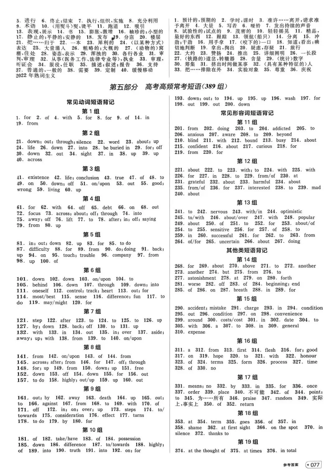 【词汇学习】高考英语词汇考前背记-第78张图片-四季读书网