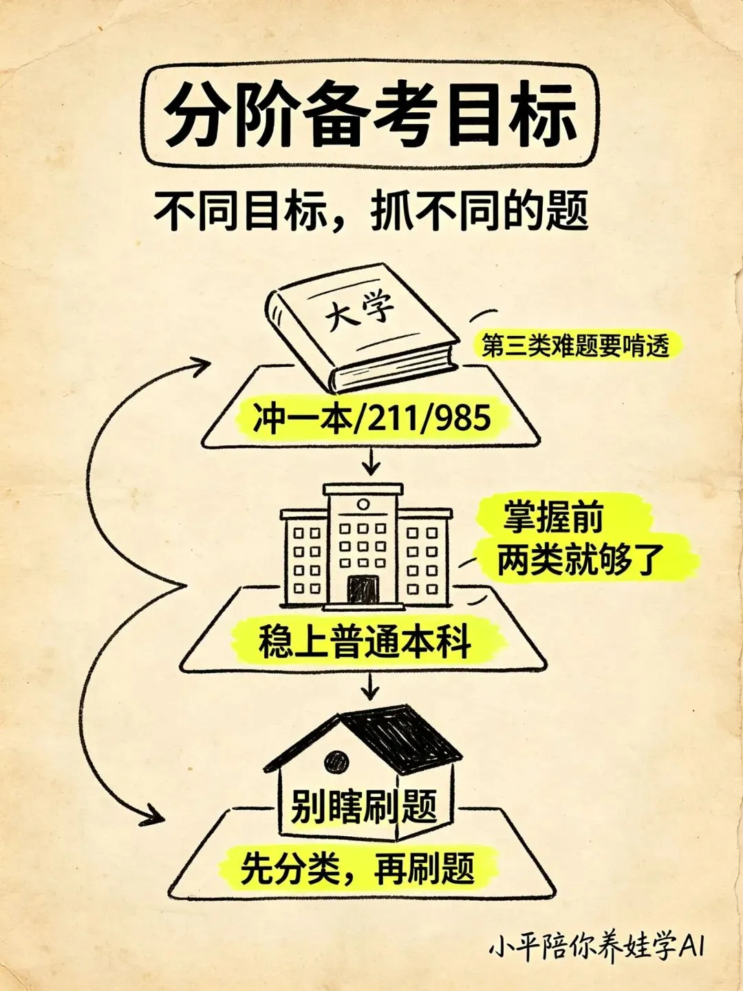 高考题分3类,掌握前2类就能上本科-第2张图片-四季读书网 高考题分3类,掌握前2类就能上本科-第2张图片-四季读书网
