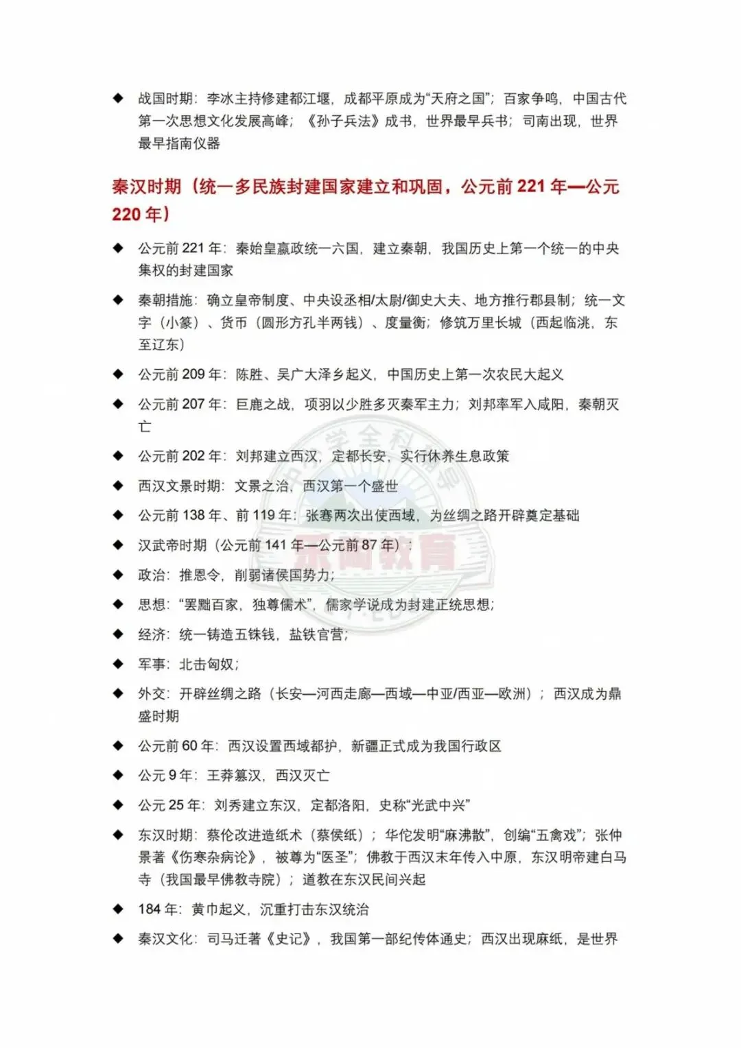 上海中考历史|时间轴考点占近半,这份清单收好-第10张图片-四季读书网 上海中考历史|时间轴考点占近半,这份清单收好-第10张图片-四季读书网