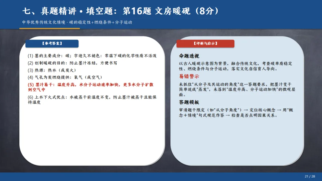 [ZT195] ※2026年※ 广东省 中考化学试卷 化学真题《中考化学真题分析及备考策略 讲座课件PPT》《化学真题》+《多维细目表》Word-第26张图片-四季读书网