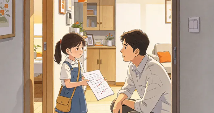 女儿数学考砸,不需责怪,我们一起做试卷分析-第1张图片-四季读书网