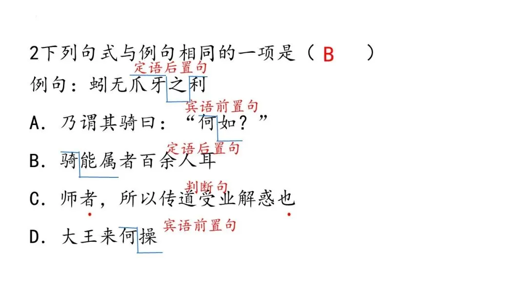 高考语文总复习:文言文特殊句式-第27张图片-四季读书网 高考语文总复习:文言文特殊句式-第27张图片-四季读书网