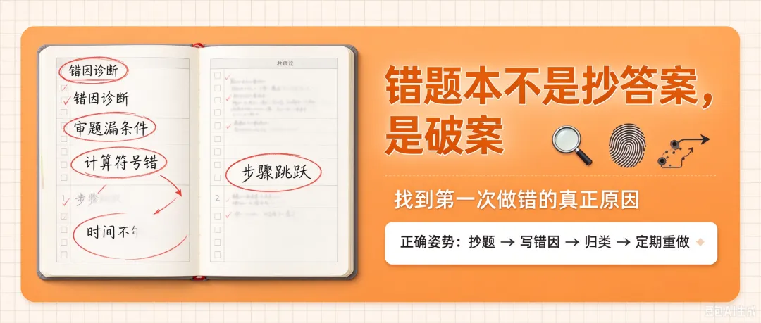 初三党必看:你不是不会,而是"会但做不对"——离满分只差这4个习惯-第4张图片-四季读书网 初三党必看:你不是不会,而是"会但做不对"——离满分只差这4个习惯-第4张图片-四季读书网