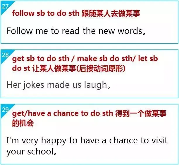 中考英语:这50个经典句型是重中之重!必须掌握!-第18张图片-四季读书网